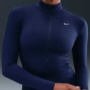 Nike One Fitted Women’s Blue Full-Zip Jacket