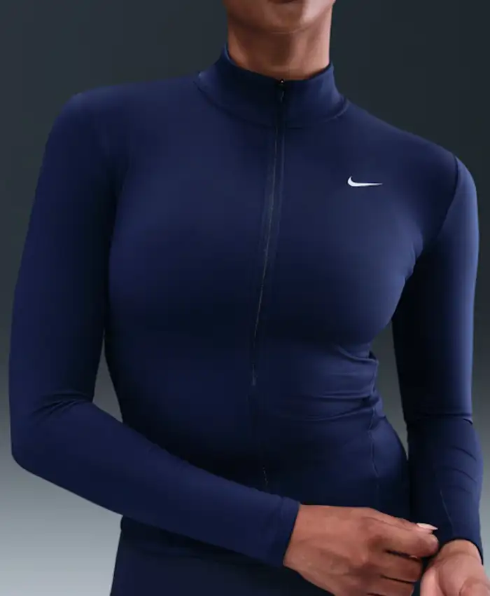 Nike One Fitted Women’s Blue Full-Zip Jacket