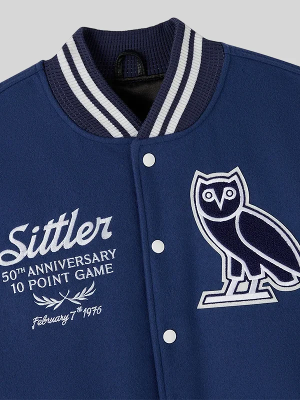 OVO Darryl Sittler Toronto Maple Leafs Varsity Jacket for sale