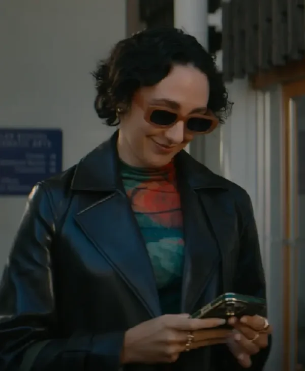 Off Campus S01 Joanna Maxwell Leather Blazer