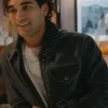 Off Campus S01 Josh Heuston Black Leather Jacket