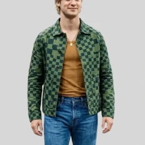 Off Campus S01 Stephen Kalyn Green Printed Jacket For Sale