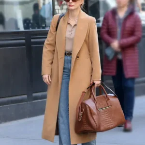 Off Weeks Jessica Chastain Wool Coat