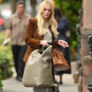 Order now Count Me Lies Lindsay Lohan Suede Blazer For Sale