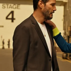 Outcome 2026 Keanu Reeves Black Blazer