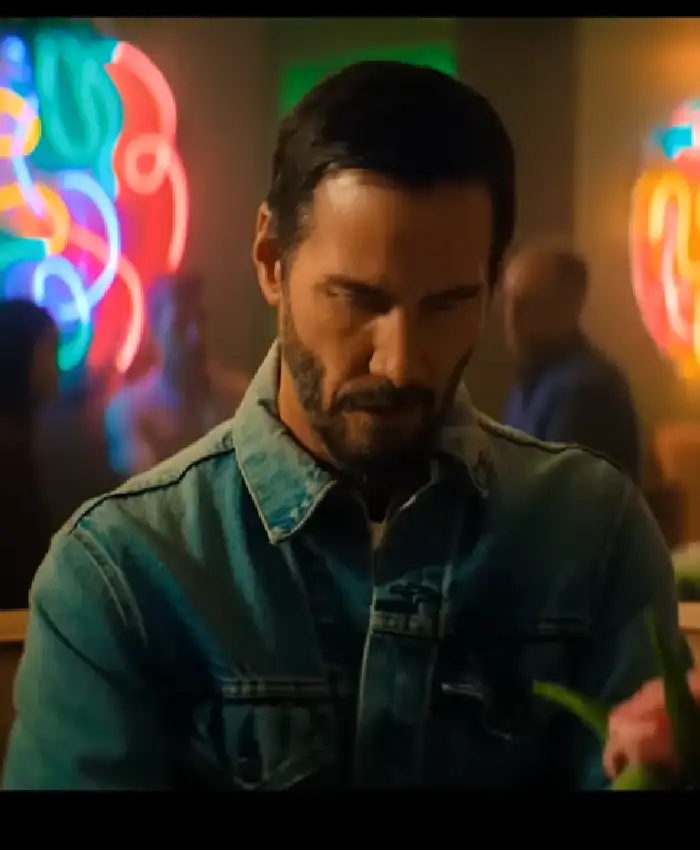 Outcome 2026 Keanu Reeves Denim Jacket