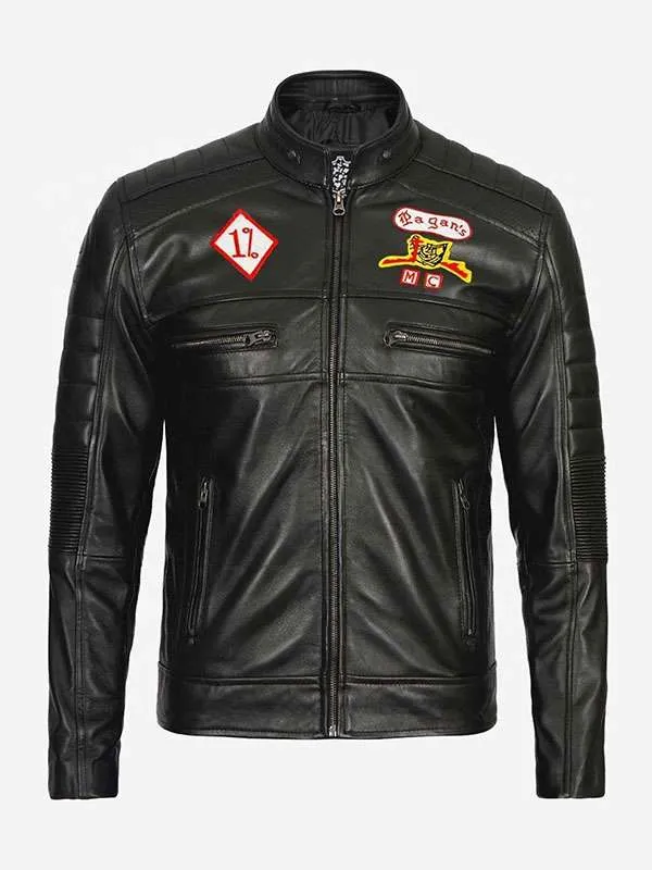 Pagan MC Black Leather Jacket - Image 2