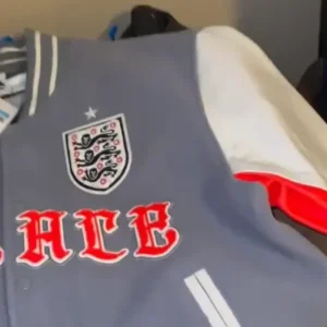 Palace x Nike England Varsity Jacket For Sale