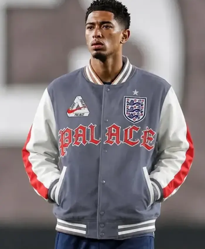 Palace x Nike England Varsity Jacket