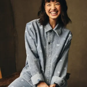Pizza Movie Peyton Elizabeth Lee Denim Jacket