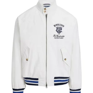Polo Ralph Lauren Wimbledon 2026 White Cotton Jacket