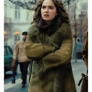 Ponies 2026 Haley Lu Richardson Fur Trim Suede Coat