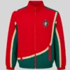 Portugal Red And Green Windbreaker Jacket