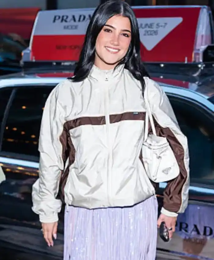 Prada Mode Chelsea Hotel 2026 Charli D’Amelio Jacket