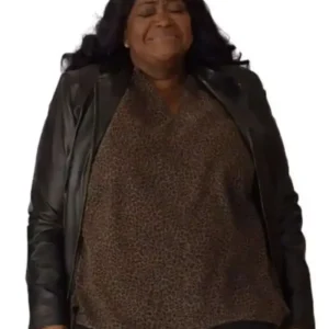 Ride or Die 2026 Octavia Spencer Black Leather Jacket
