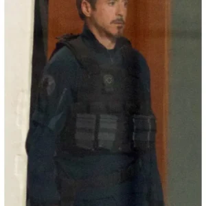 Robert Downey Jr. Avengers: Endgame Black Leather Vest