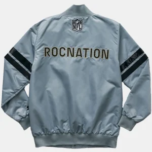 Roc Nation Super Bowl LIX Satin Jacket For Sale