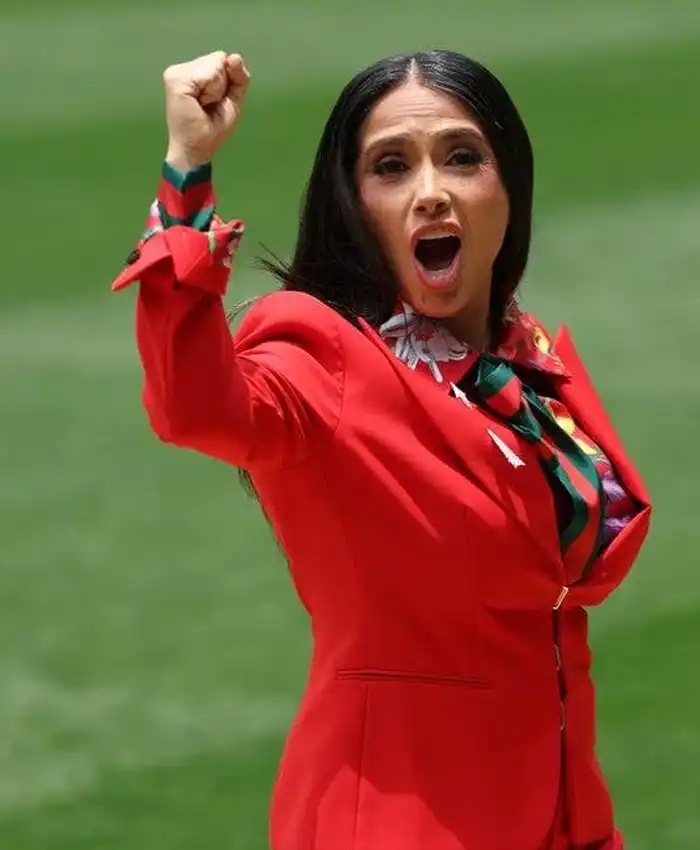 Salma Hayek FIFA World Cup 2026 Suit Shop Now