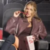 Samara Weaving Frankie Shop Leather Jacket
