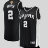 San Antonio Spurs Dylan Harper 2026 NBA Finals Patch Fast Break Jersey
