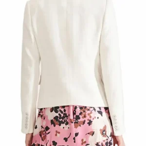 Savannah Sellers White Blazer