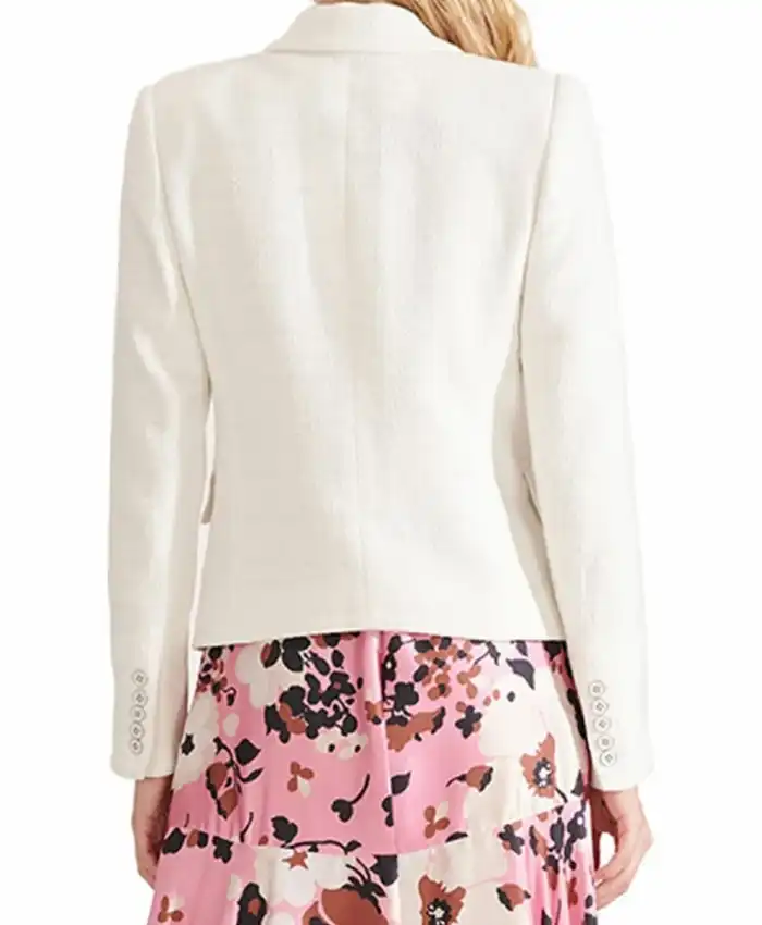 Savannah Sellers White Blazer