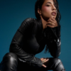 Shop-Baraja-Bendita-Becky-G-Slim-Fit-Black-Leather-Jacket