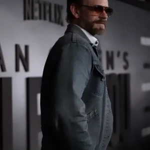Shop I Will Find You Premiere Eric Johnson Denim Jacket