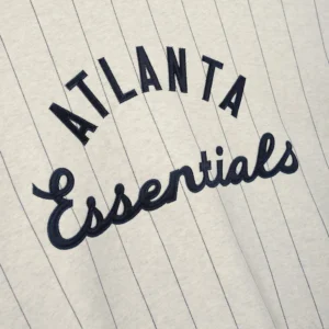 Shop Atlanta Braves Unisex Essential Pinstripe Hoodie