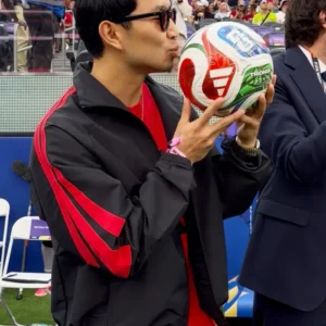 Simu Liu 2026 FIFA World Cup Adidas Track Jacket For Sale