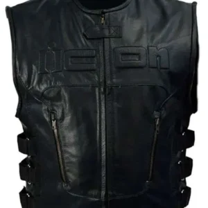 Skull-Printed-Black-Leather-Vest-For-Halloween.webp