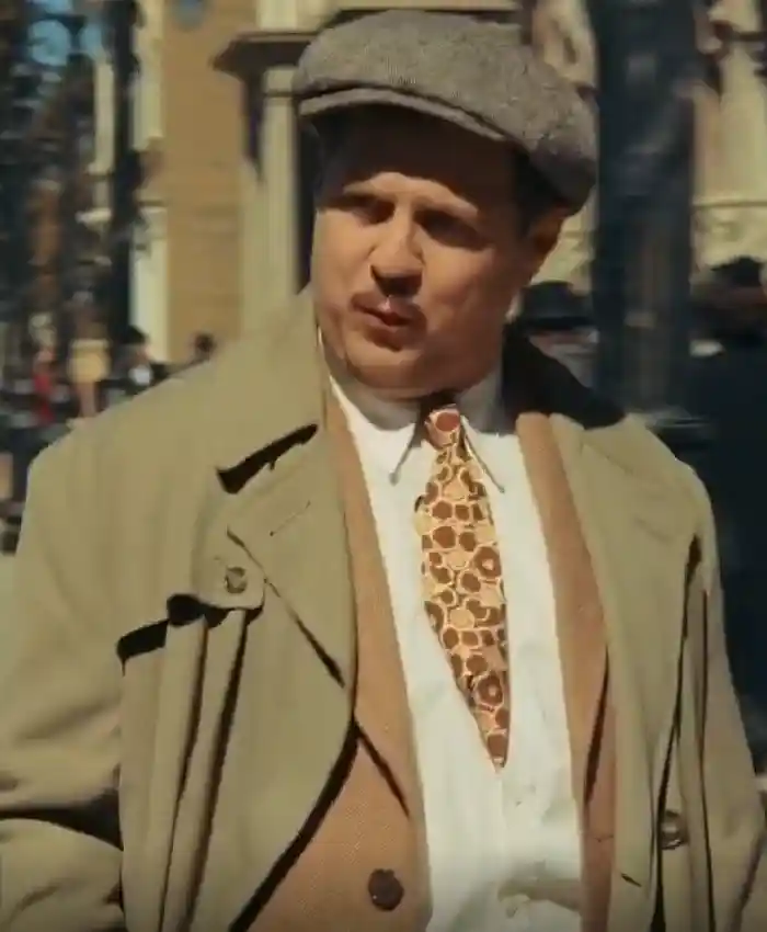 Spider Noir S01 Donegal Beige Coat