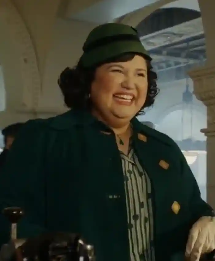 Spider Noir S01 Janet Ruiz Green Coat