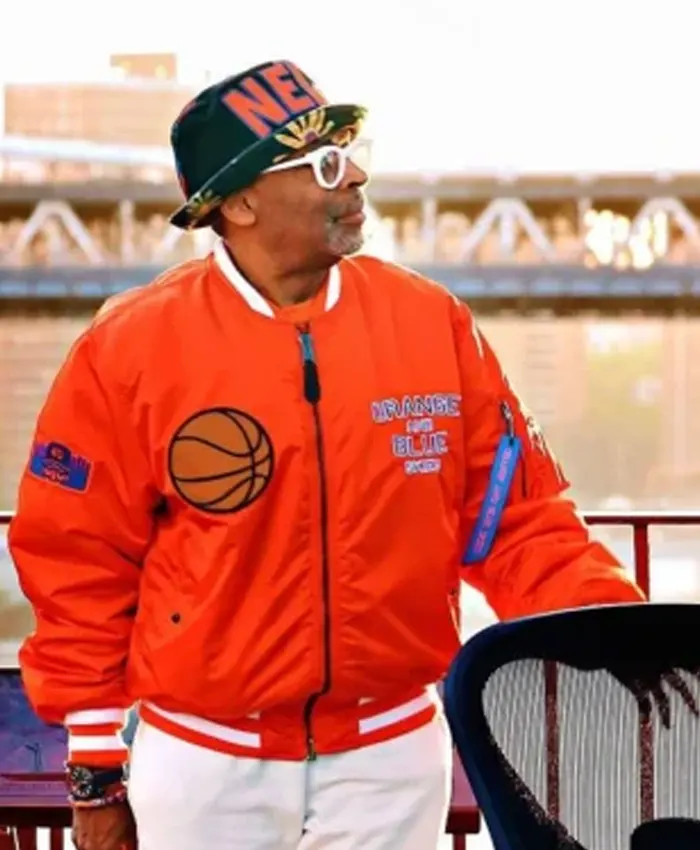 Spike Lee Basketball Finals 2026 Orange Knicks Jacket Shop Now