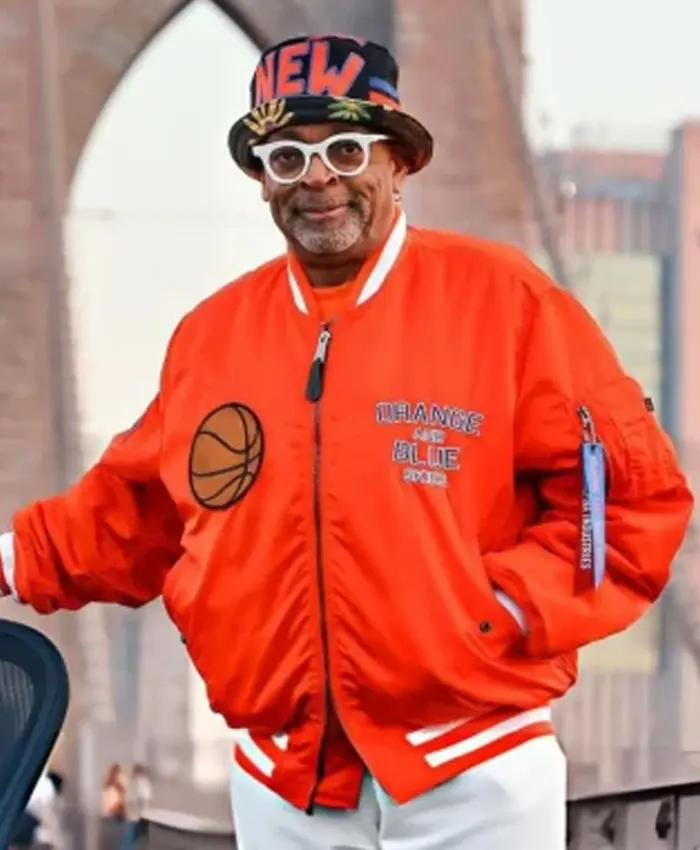 Spike Lee Basketball Finals 2026 Orange Knicks Jacket