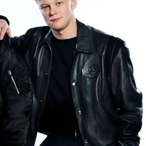 Stacy Clausen Leviticus Black Leather Jacket For Sale