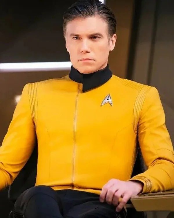 Star Trek Captain Christopher Pike Yellow Jacket