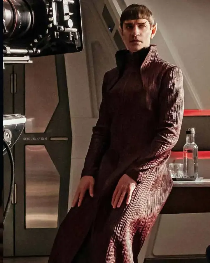 James Frain Star Trek Discovery Maroon Coat - Image 2