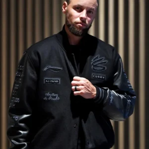 Stephen Curry MMXXVI Black Li-Ning Varsity Jacket