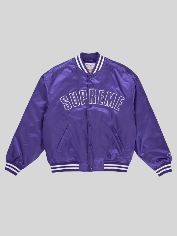 Supreme Champion Satin Varsity Jacket