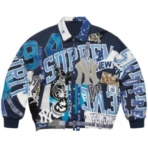 Supreme x Jeff Hamilton NY Yankees Varsity Jacket