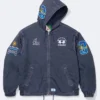 Supreme x La Martina Blue Hooded Jacket