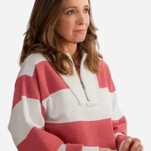 The Four Seasons Tina Fey Striped Sweatshirt