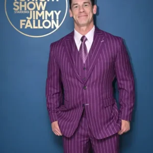 The Tonight Show 2026 John Cena Purple Suit