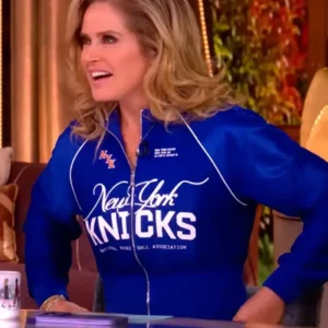 The View 2026 Knick Sara Haines Satin Jacket