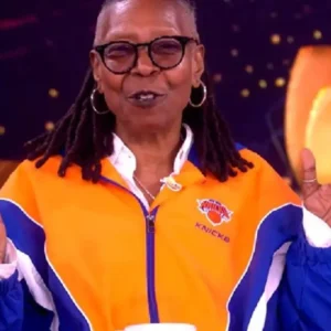 The View Whoopi Goldberg New York Knicks Colorblock Jacket