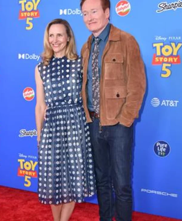 Toy Story 5 Premiere Conan O’Brien Suede Jacket shop Now