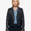 Trying S05 Sian Brooke Leather Jacket