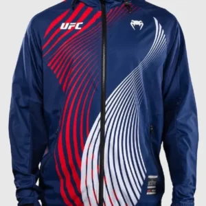 UFC Freedom 250 Venum Blue Full-Zip Hoodie