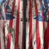 Under Armour x 424 American Flag Leather Jacket